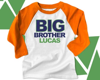 big brother shirt simple block text - big brother personalized shirt MSMP-005-R