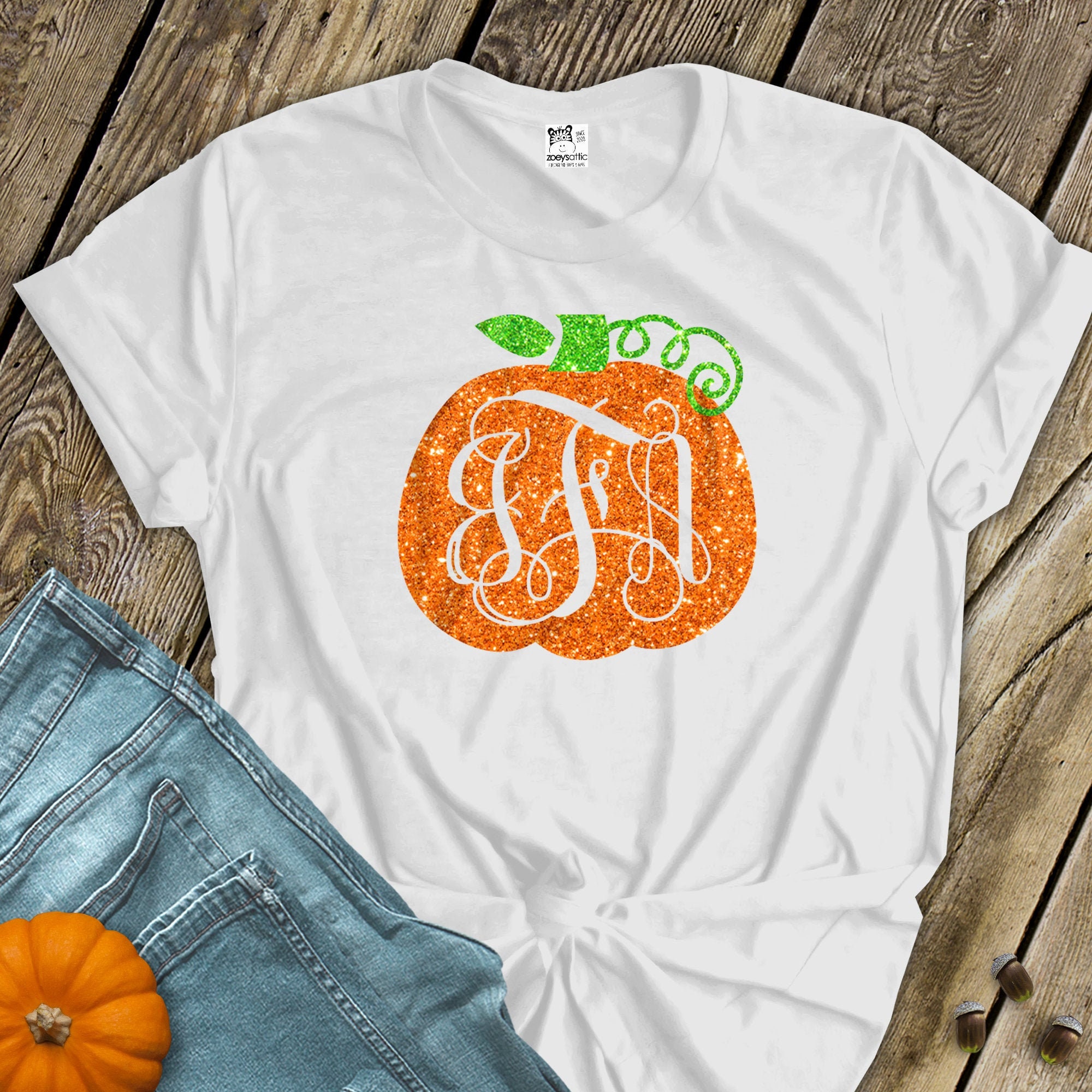 monogram pumpkin sweatshirt
