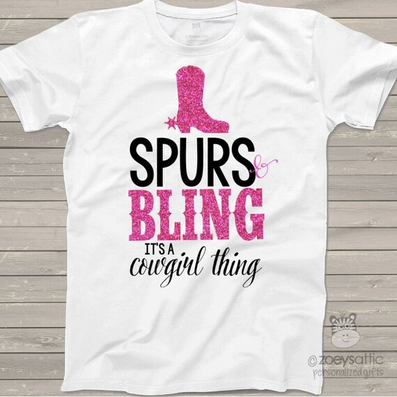 sparkly spurs shirt