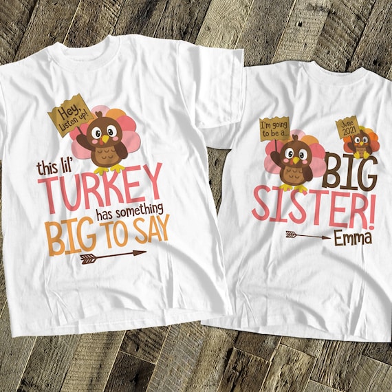 etsy big sister shirt