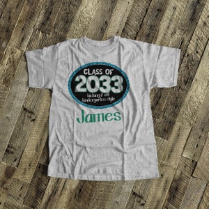 Back to school shirt class of any year personalized boy back to school Tshirt MSCL-085 image 2
