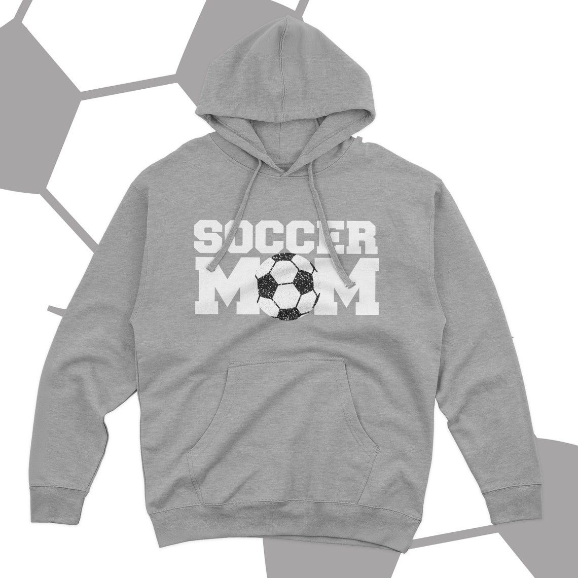 Soccer Mom Hoodie Sweatshirt Glitter Soccer Ball Great Gift Etsy