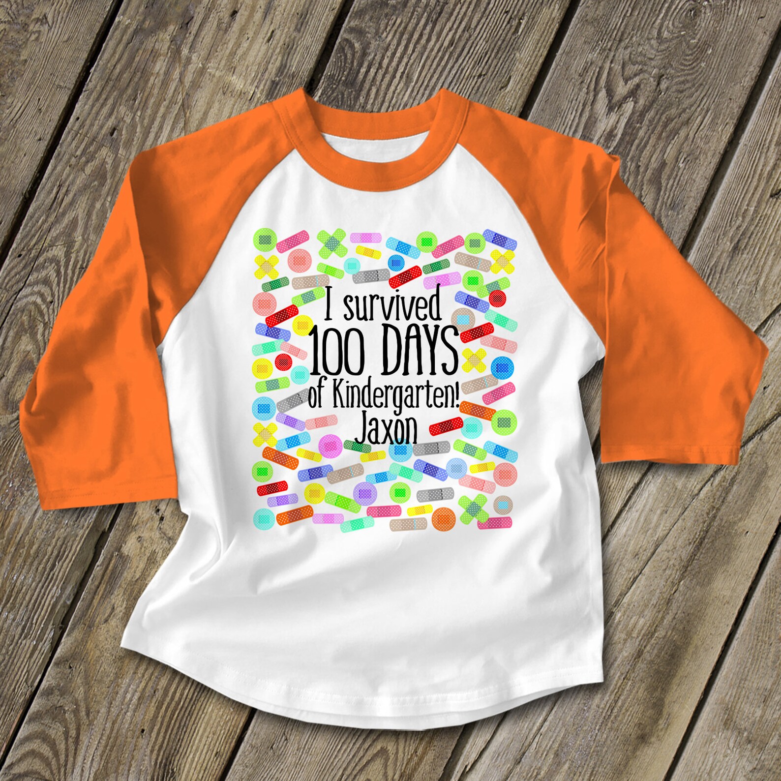 Kids 100 Days of School Shirt Survived 100 Days of - Etsy
