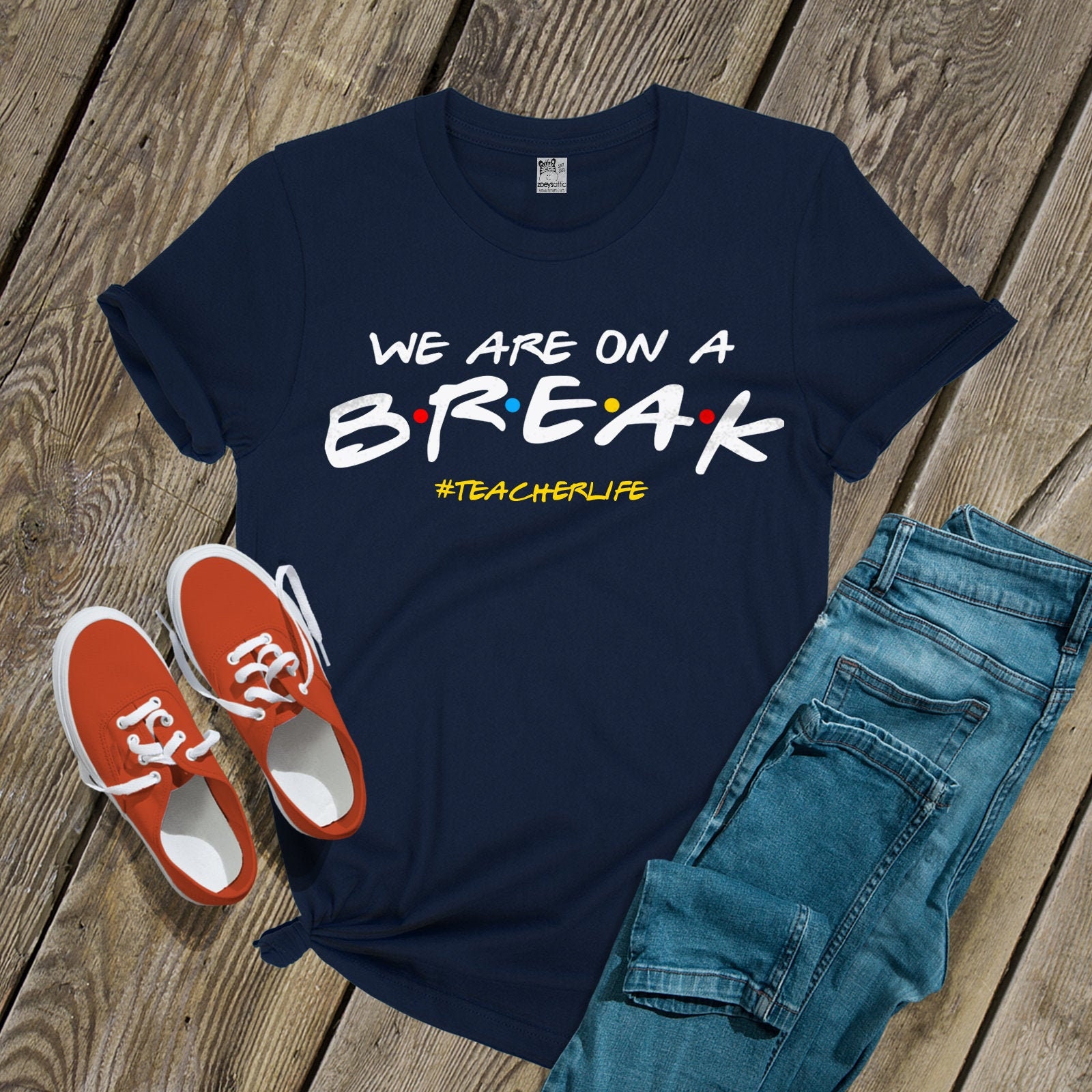 Buy Teacher Shirt We Are on a Break Dark Tshirt Summer Online in India -  Etsy