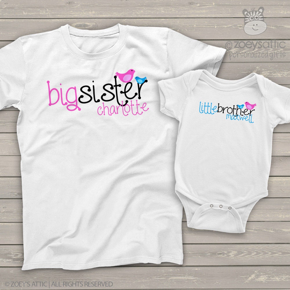 big brother little sister t shirt