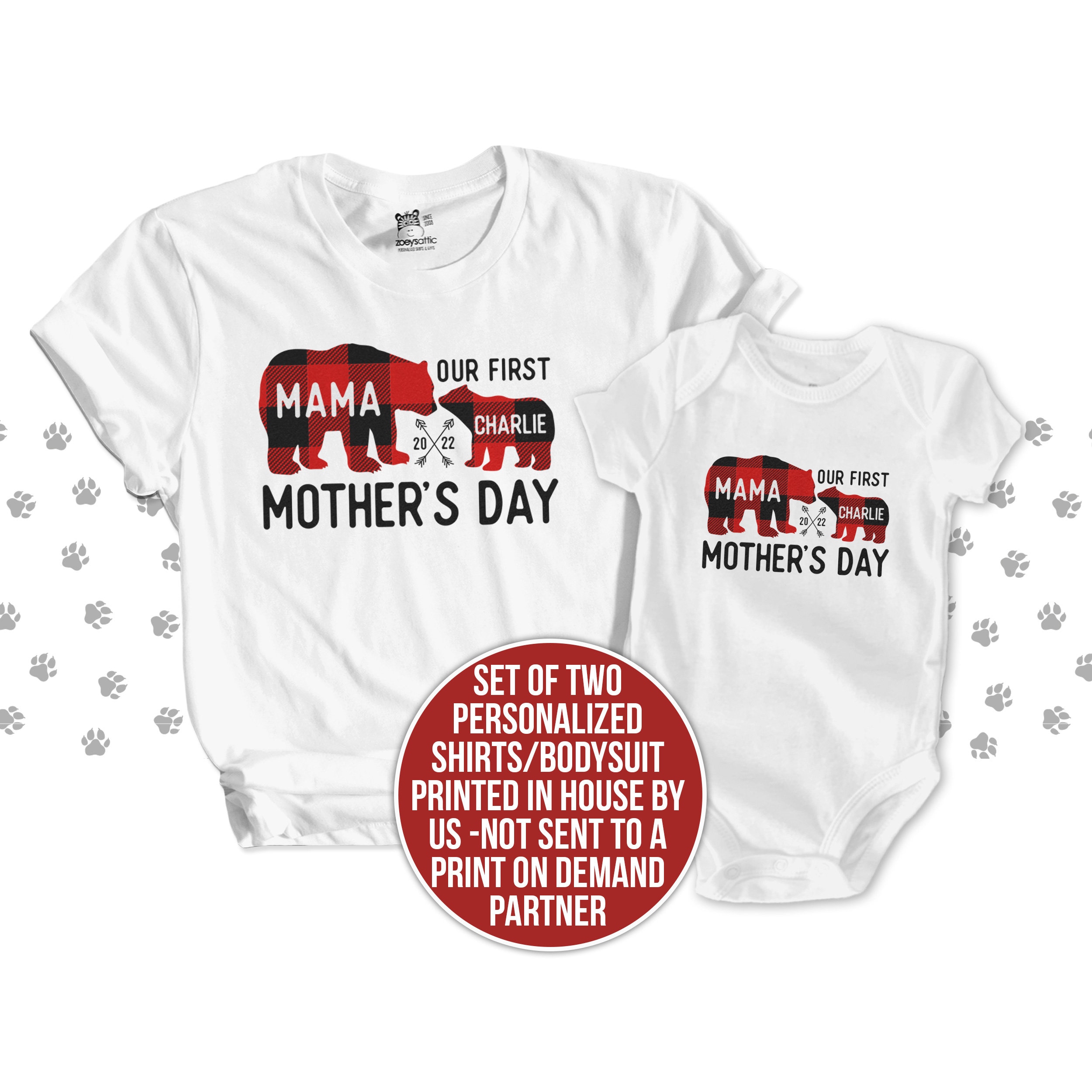 Mother's Day Mommy And Baby Outfit Our First Mother's Day Shirt Mother's day Shirt Mother's day Gift Mother's Day Matching Shirt