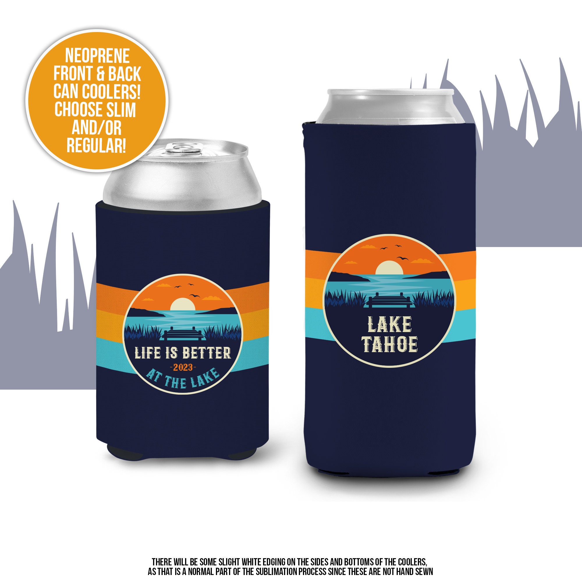 Lake Life Insulated Can Cooler