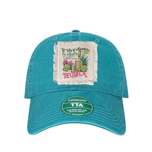 vacation hat tequila salty funny summer hat for travel vacation tequila lovers Florida vacation Mexico vacation hat