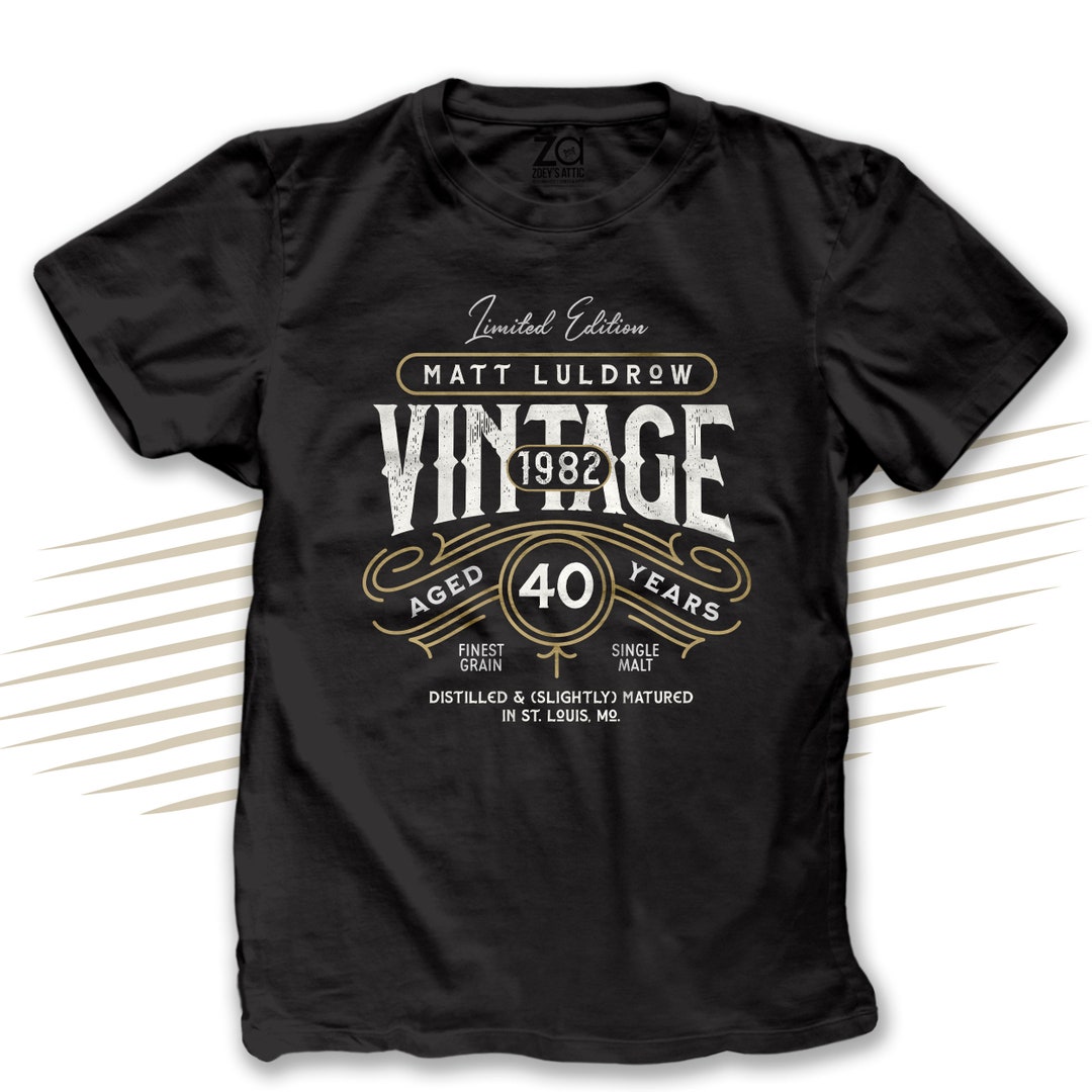 40th Birthday Party Shirt | Limited Edition Whiskey Bourbon
