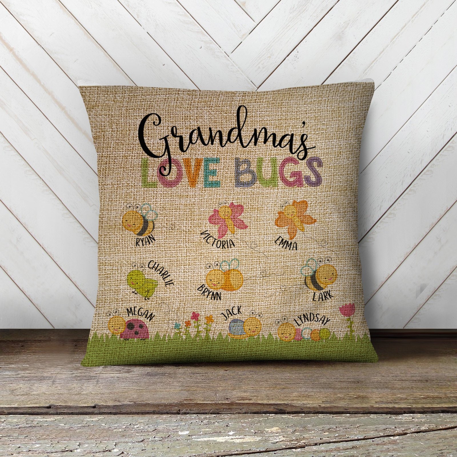 grandma throw pillow
