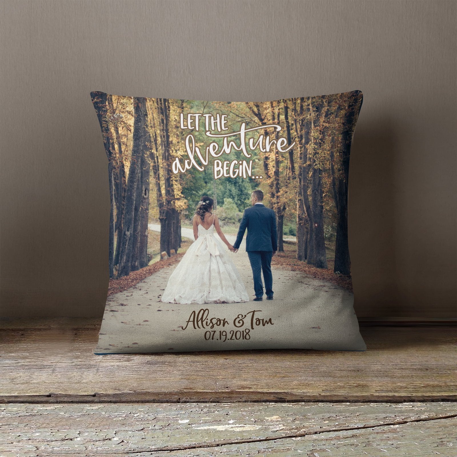 Personalized Photo Throw Pillow