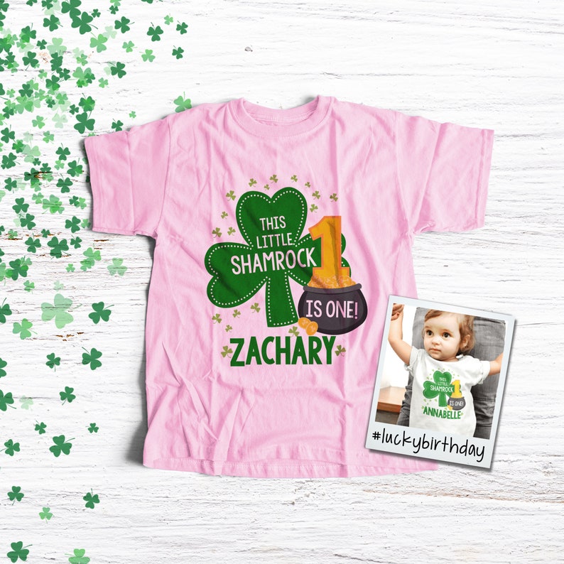 st patricks day birthday tee shirt