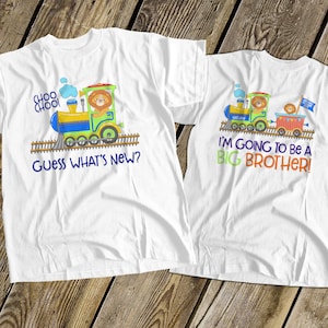 Big brother shirt - train secret big brother to be pregnancy announcement tshirt MTRAN-012N