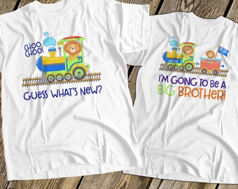 Big brother shirt - train secret big brother to be pregnancy announcement tshirt MTRAN-012N