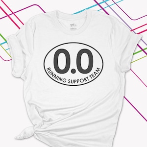 sports shirt | funny 0.0 running support team unisex tshirt | no run support adult tshirt MRUN-004