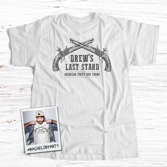 Bachelor party shirt personalized bar 