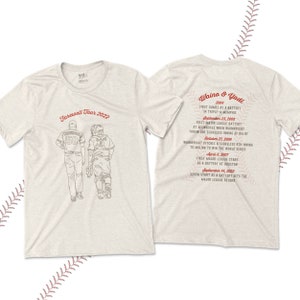  2022 Farewell Tour Baseball Tshirt 2 Sided, Cardinals