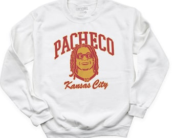 kansas city football pacheco crewneck sweatshirt favorite player #10 isiah pacheco shirt kc football 22city-032