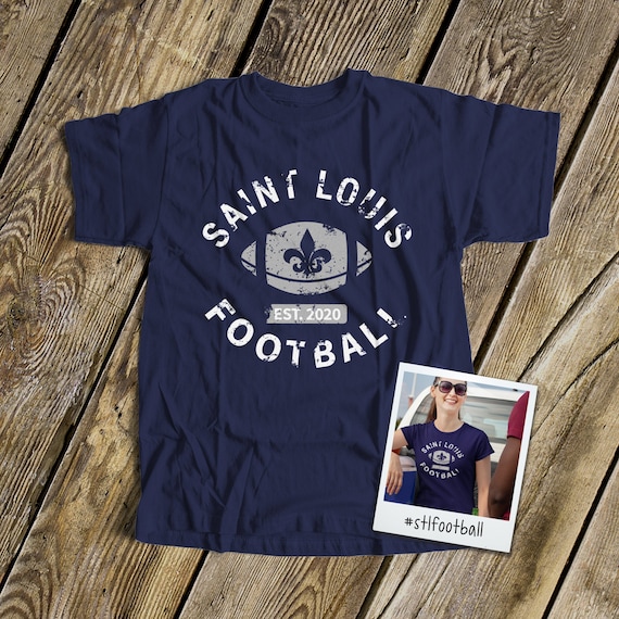 Saint Louis Football Shirt Fleur De Lis Saint Louis Football 