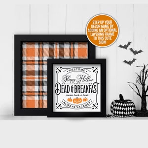 funny halloween signs choose layering halloween frames dead and breakfast frames halloween decor trendy halloween witch frames