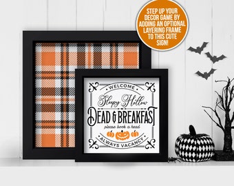 funny halloween signs choose layering halloween frames dead and breakfast frames halloween decor trendy halloween witch frames