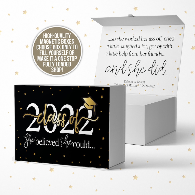 graduation gift boxes ship directly gift box for college graduations filled with graduation gifts unique graduation gifts funny grad box image 1