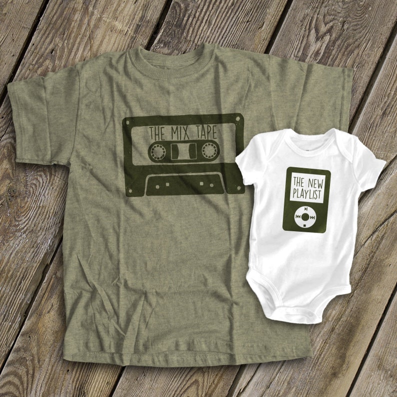 Funny dad and baby matching shirts father's day shirt Etsy