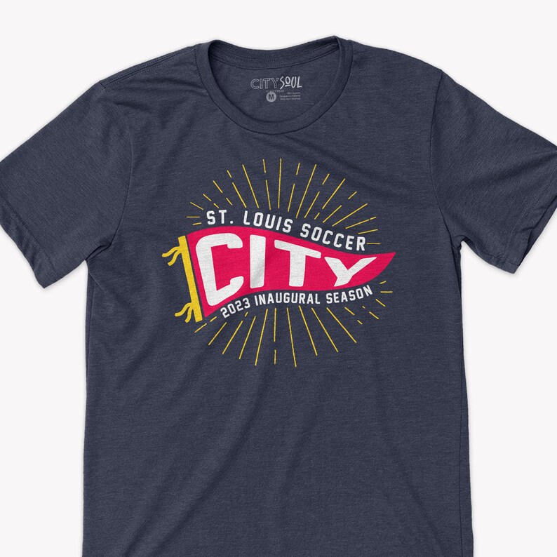 St Louis Soccer Shirt Stl Soccer City Flag Pennant Unisex - Etsy