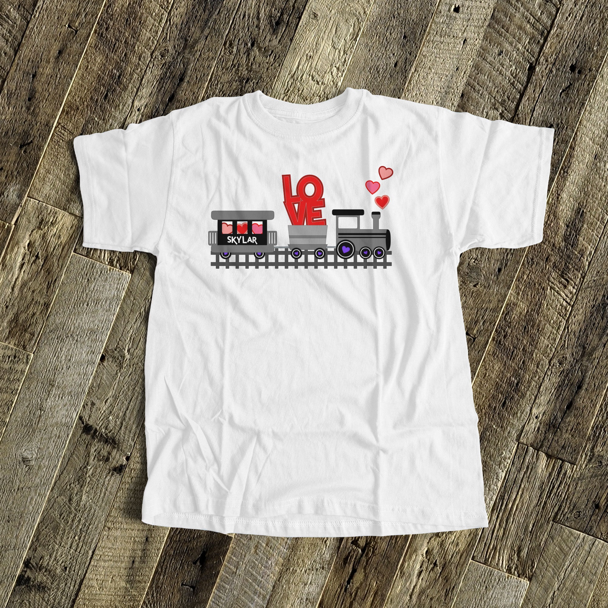 Train Valentine Tshirt - Etsy 