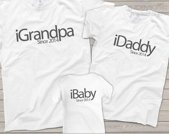 grandfather father son shirts