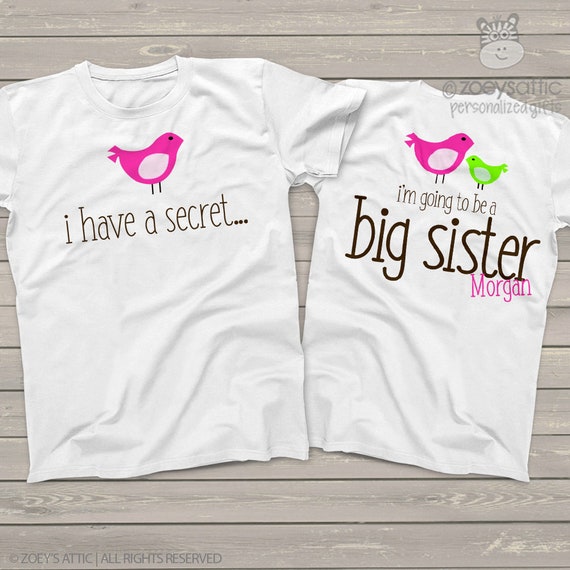 maglietta sorella maggiore