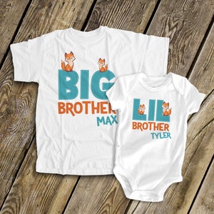 Big Brother / Sister and Little Brother / Sister fox sibling set - foxes set - MANM-017