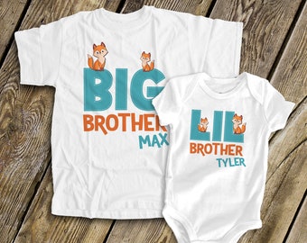 Big Brother / Sister and Little Brother / Sister fox sibling set - foxes set - MANM-017