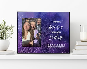 best day with you eras tour memory gift frame for concert memory picture frame personalized to your concert date and personalized frame