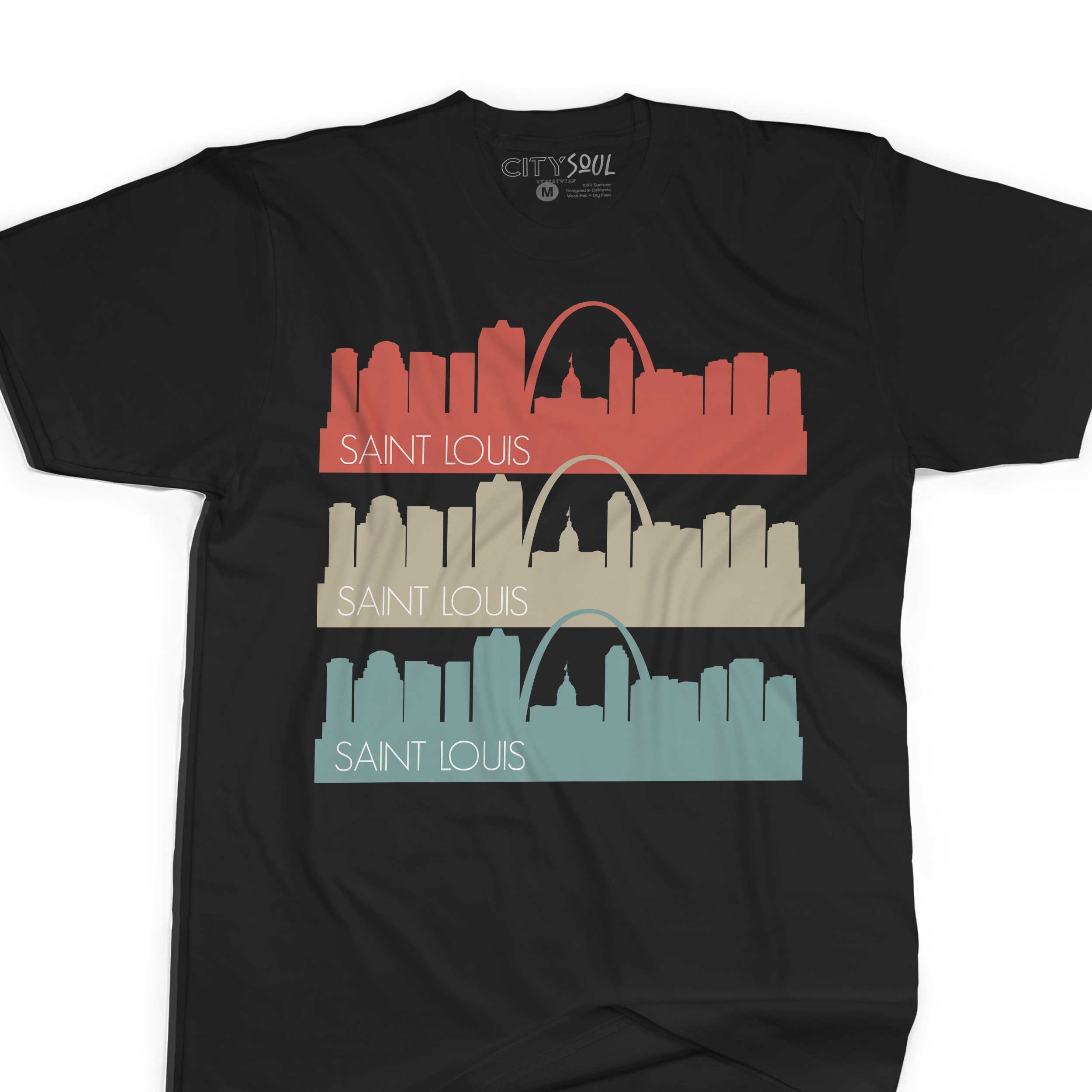 Saint Louis Shirt | St Louis Cityscape Skyline Unisex Tshirt 