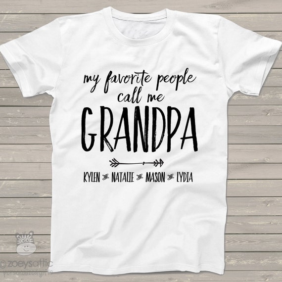 Download Grandpa shirt my favorite people call me grandpa | Etsy