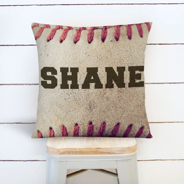 Baseball Pillow Etsy