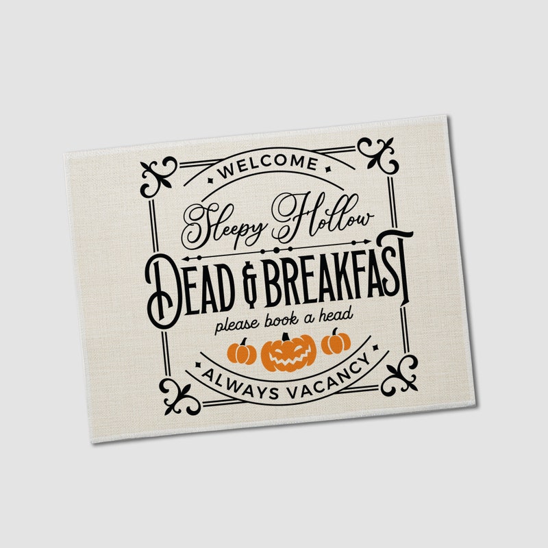 Halloween Placemat - Etsy