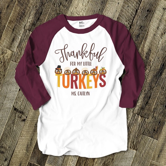 Teacher Thanksgiving, Fall Teacher, Thankful For My Little T-Shirt Teacher Thanksgiving, Fall Teacher, Thankful For My Little T-Shirt