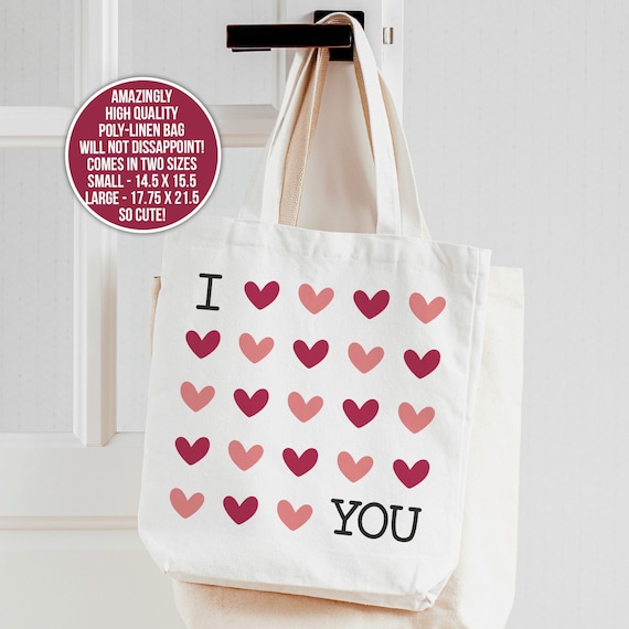 Valentine's day tote bags hotsell