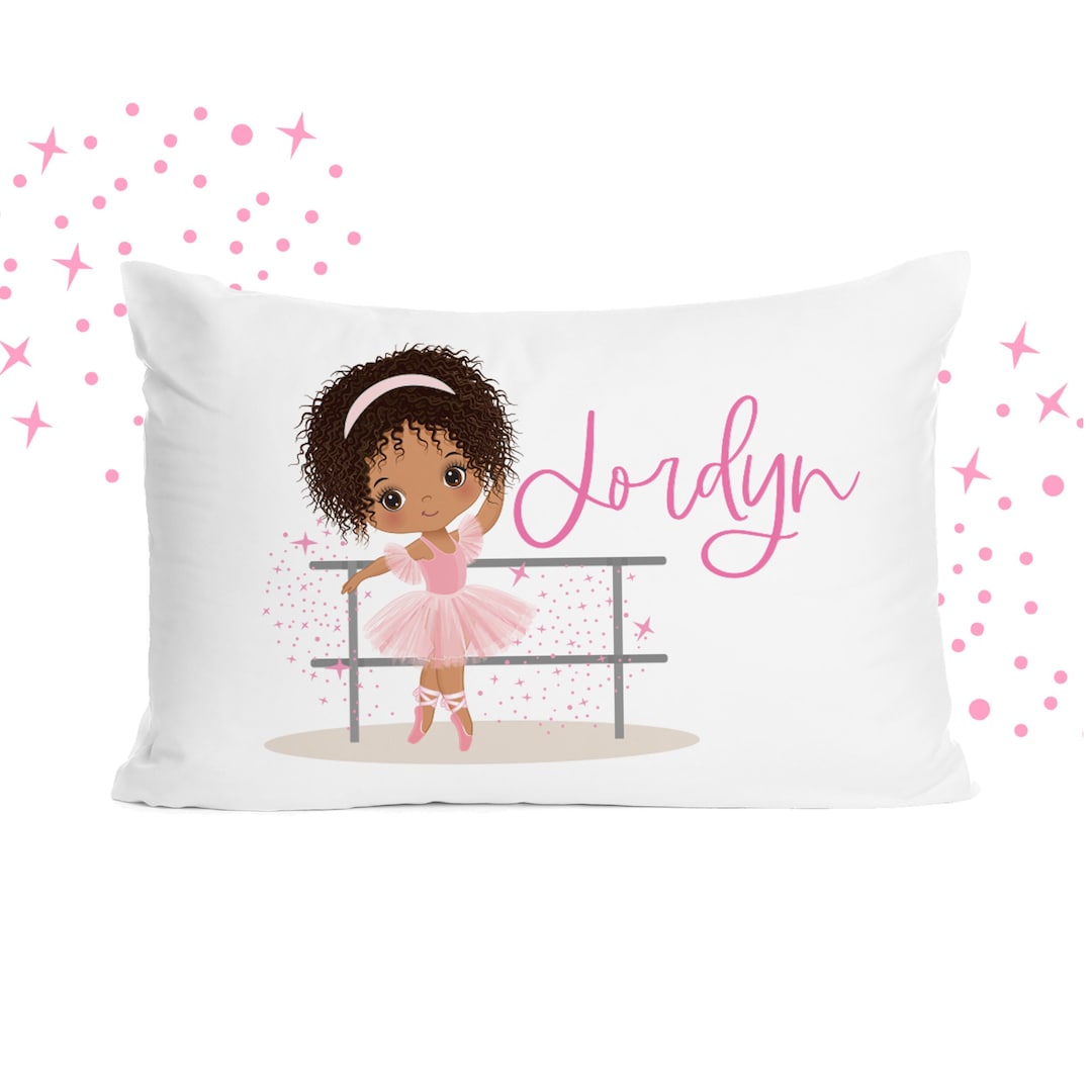 Custom Ballerina Pillowcase for Little Ballerinas Makes a Great