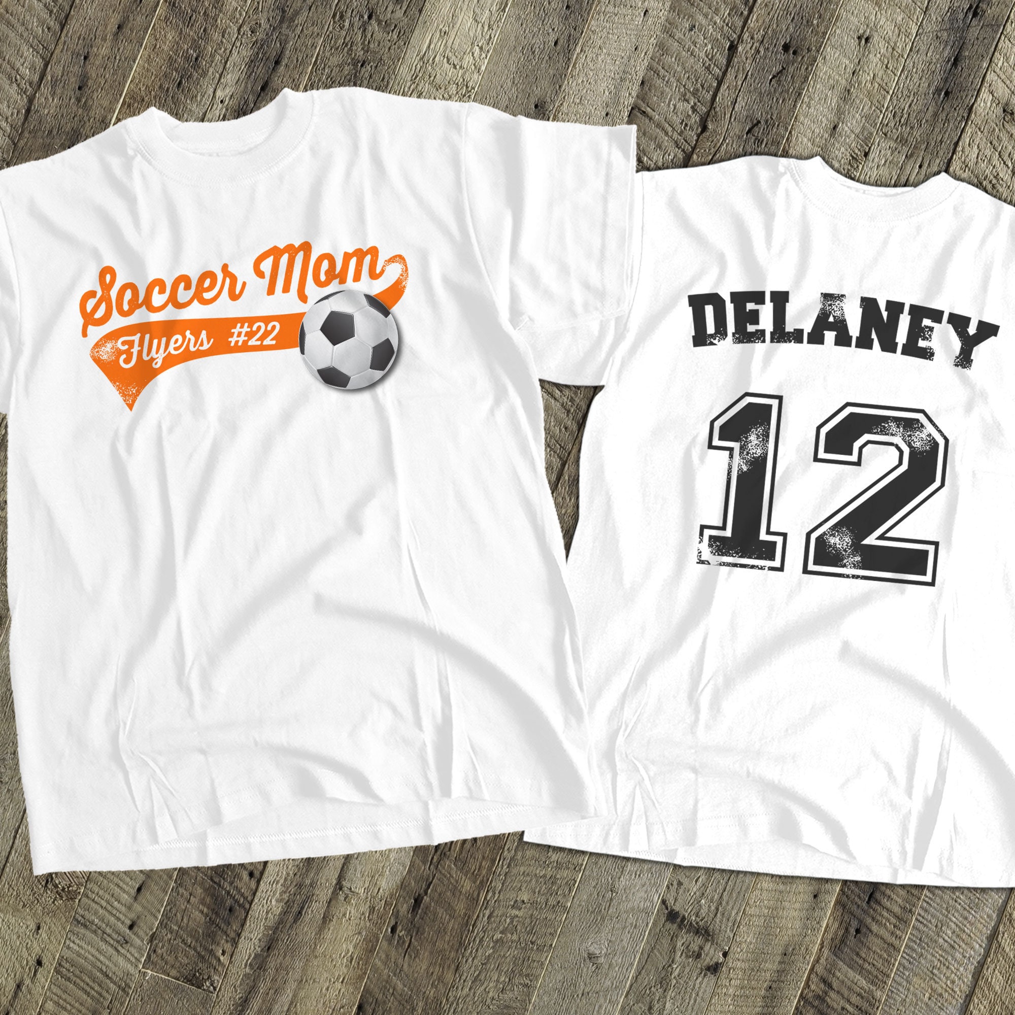 Soccer Mom Shirt Custom With Name and Team Name Personalized Etsy
