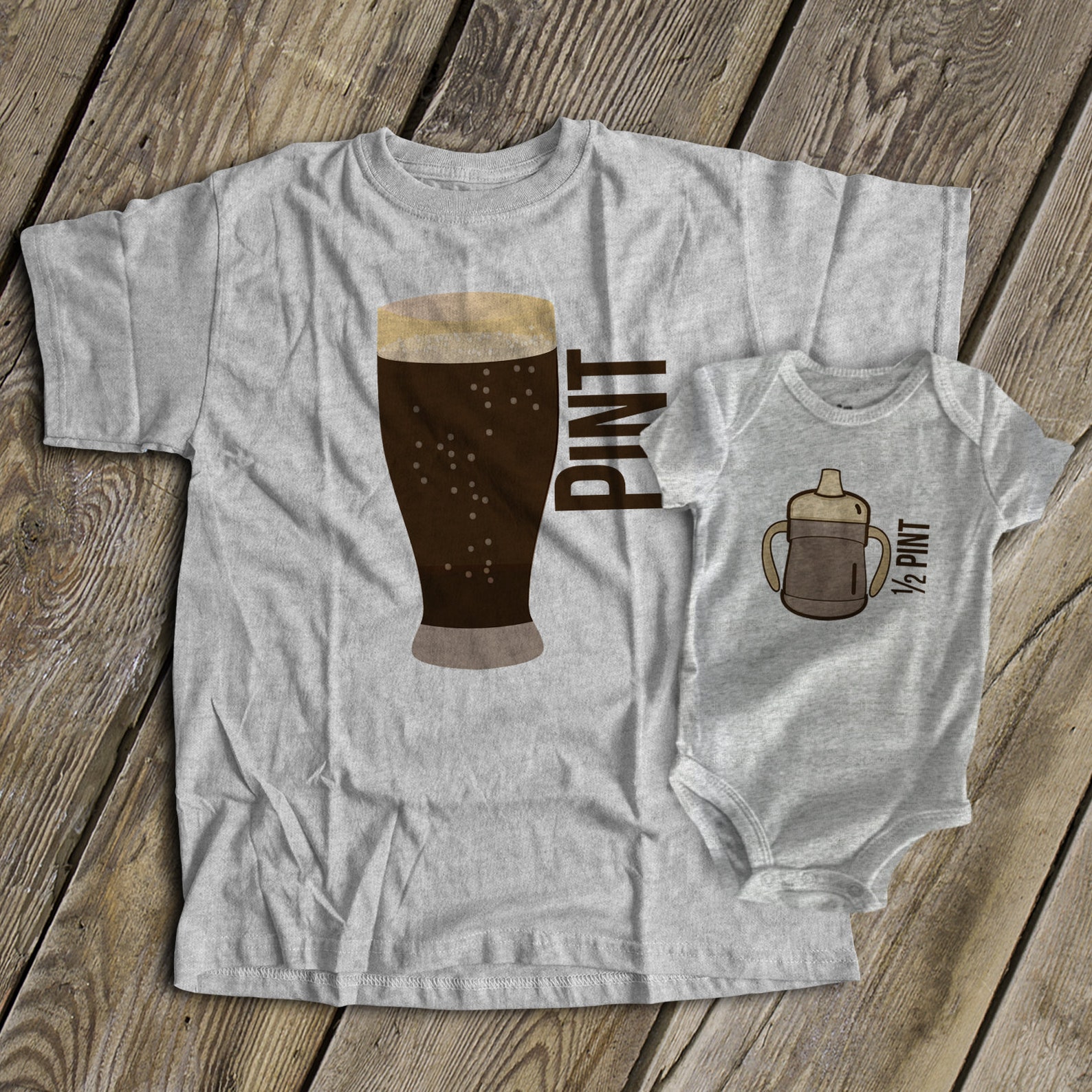 Matching Father Son Shirts Pint and Half Pint or Choose a - Etsy