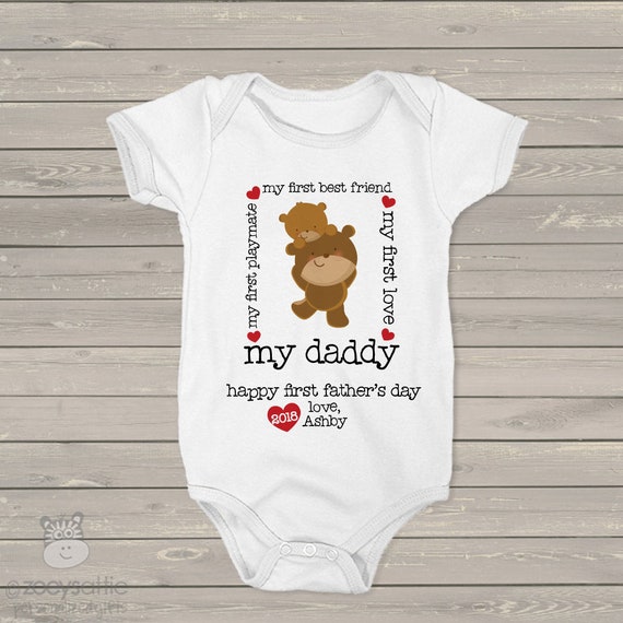 my first father's day baby outfit