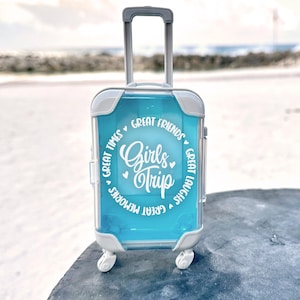 girls trip travel mini suitcase party favors hangover recovery kit birthday girls destination travel kit birthday girls trip survival kit