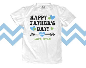 Happy Fathers Day kid tshirt- Fathers Day gift shirt from kids to dad father's day shirt from kids - happy father's day shirt 22FD-064-B