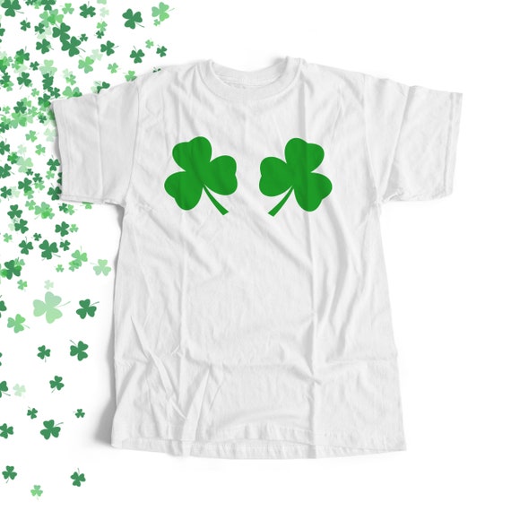 T-Shirt Donna San Patrizio – Stampata Con Trifoglio Portafortuna – Morbida E Leggera – Regalo Divertente Per Irishman