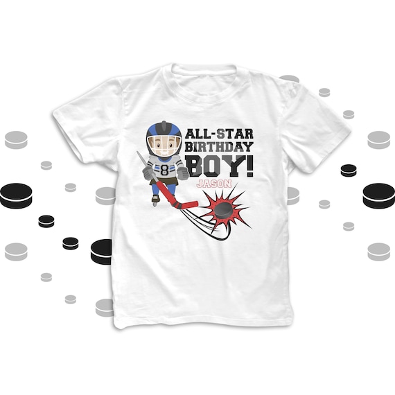 HOCKEY Birthday Boy Shirt All Star 