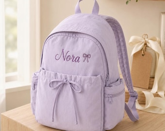 Personalized Embroidered Toddler Backpack, Custom Toddler Backpack, Summer Camp Bag, Back to School Gift for Boys & Girls, Kid Gift