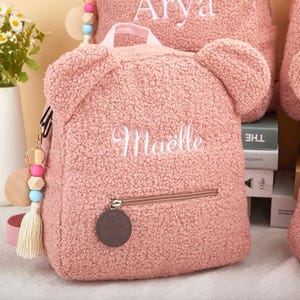 Sac à dos personnalisé en forme d'ours en peluche pour enfant